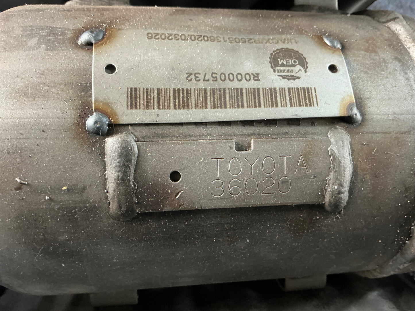TOYOTA Exhaust Manifold OEM PN 250510V020 EPA Code ACX