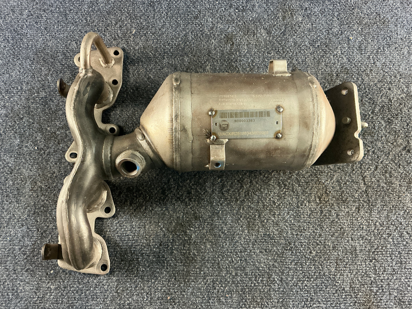 GM Exhaust Manifold OEM PN 25188343 EPA Code ACX