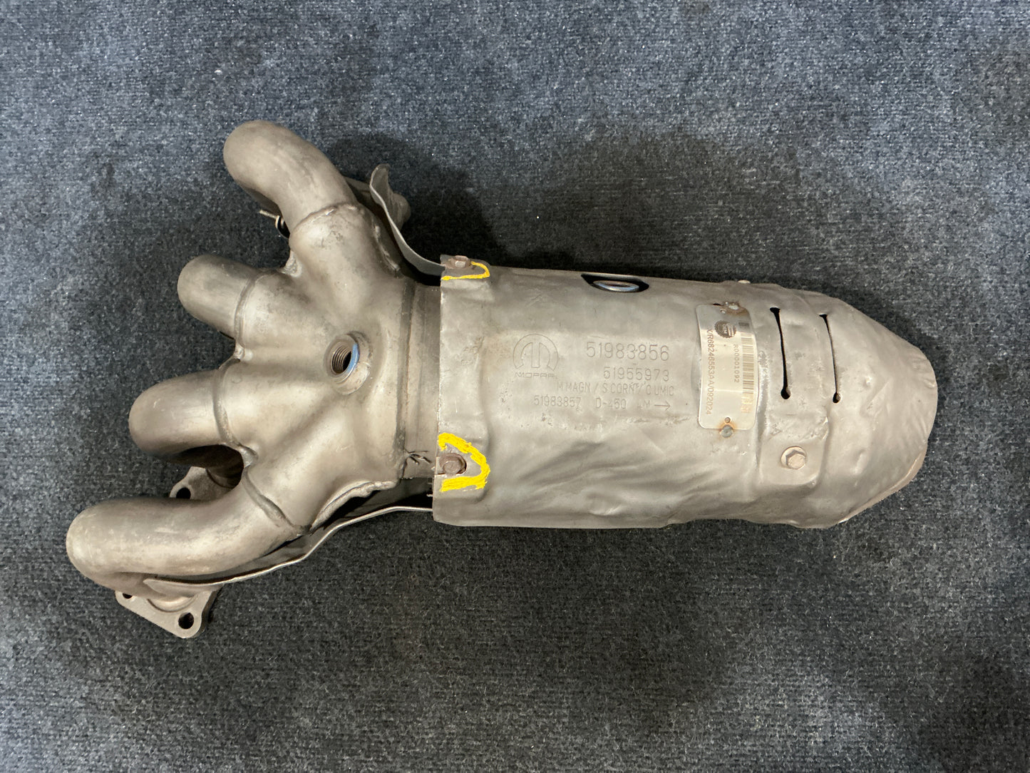 CHRYSLER Exhaust Manifold OEM PN 68246553AA EPA Code ACX