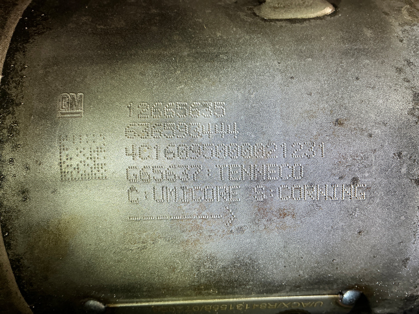 GM Exhaust Manifold OEM PN 84131556 EPA Code ACX