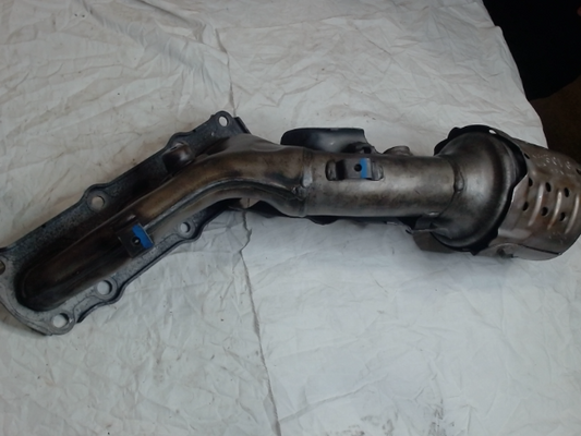 Left, Catalytic Converter with Integrated Exhaust Manifold