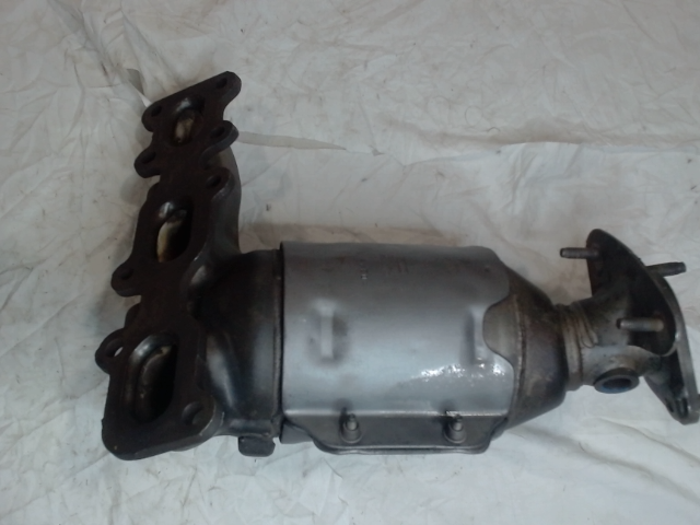 Left, Catalytic Converter with Integrated Exhaust Manifold