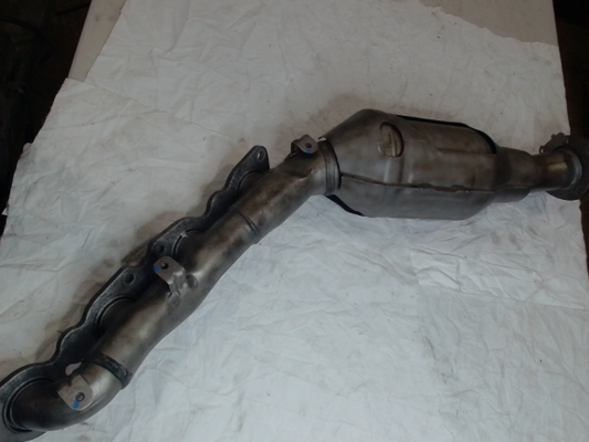 Left, Catalytic Converter with Integrated Exhaust Manifold