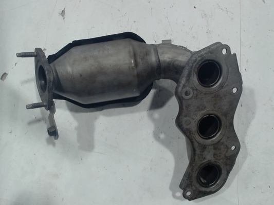 Left, Catalytic Converter with Integrated Exhaust Manifold