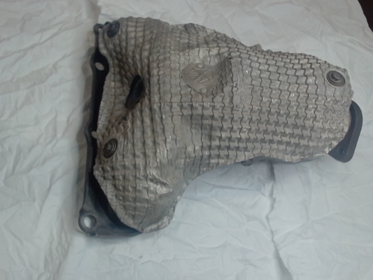 Left, Catalytic Converter with Integrated Exhaust Manifold