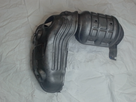Left, Catalytic Converter with Integrated Exhaust Manifold