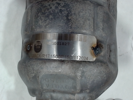 Left, Catalytic Converter with Integrated Exhaust Manifold