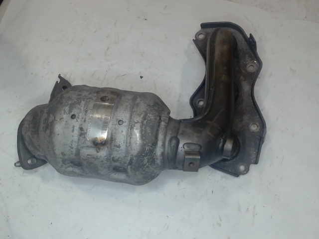 Left, Catalytic Converter with Integrated Exhaust Manifold