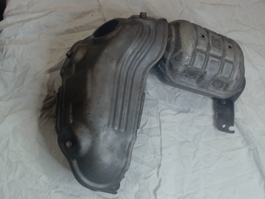 Left, Catalytic Converter with Integrated Exhaust Manifold
