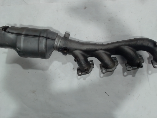 Left, Catalytic Converter with Integrated Exhaust Manifold