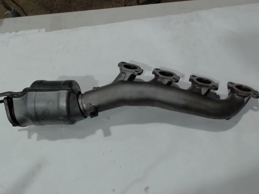 Left, Catalytic Converter with Integrated Exhaust Manifold