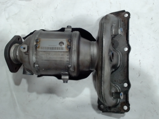 Left, Catalytic Converter with Integrated Exhaust Manifold, AWD