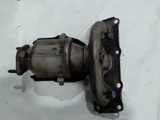 Right, Catalytic Converter with Integrated Exhaust Manifold