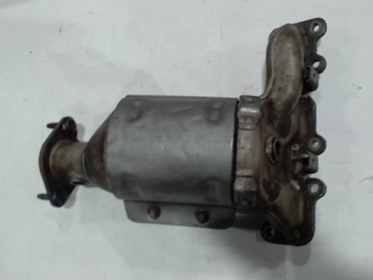 Left, Catalytic Converter with Integrated Exhaust Manifold