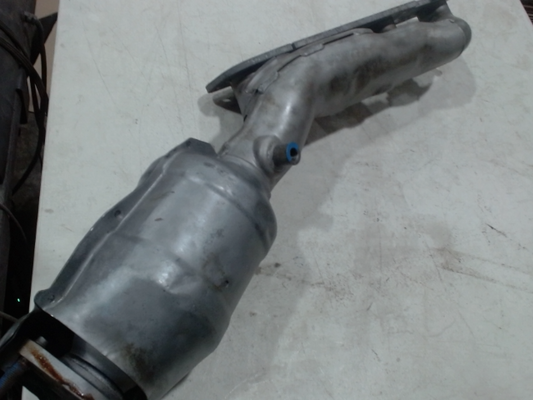 Left, Catalytic Converter with Integrated Exhaust Manifold