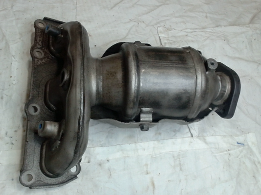 Left, Catalytic Converter with Integrated Exhaust Manifold