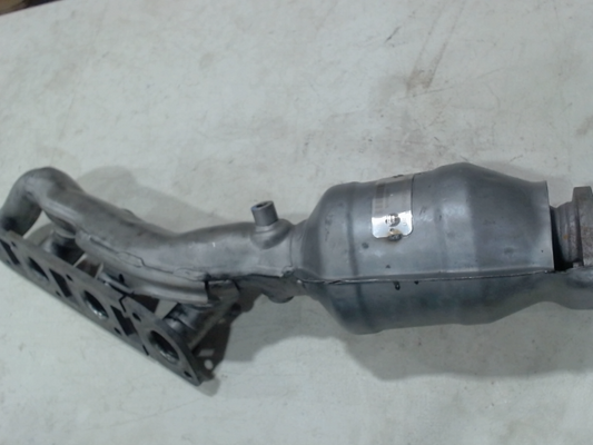 Left, Catalytic Converter with Integrated Exhaust Manifold