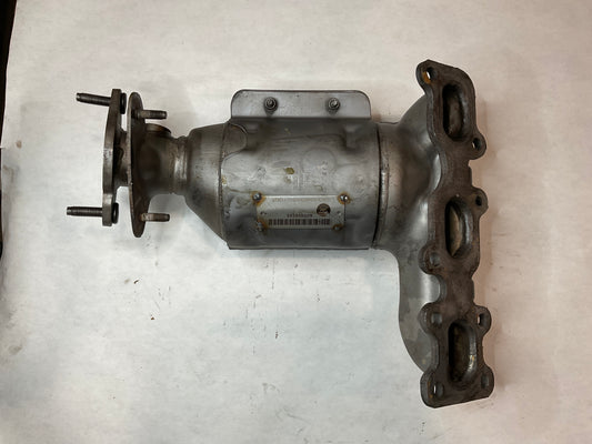 Left, Catalytic Converter with Integrated Exhaust Manifold