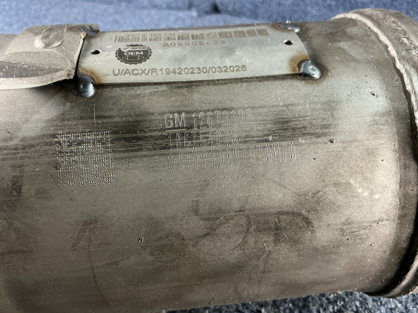GM Exhaust Manifold OEM PN 19420230 EPA Code ACX