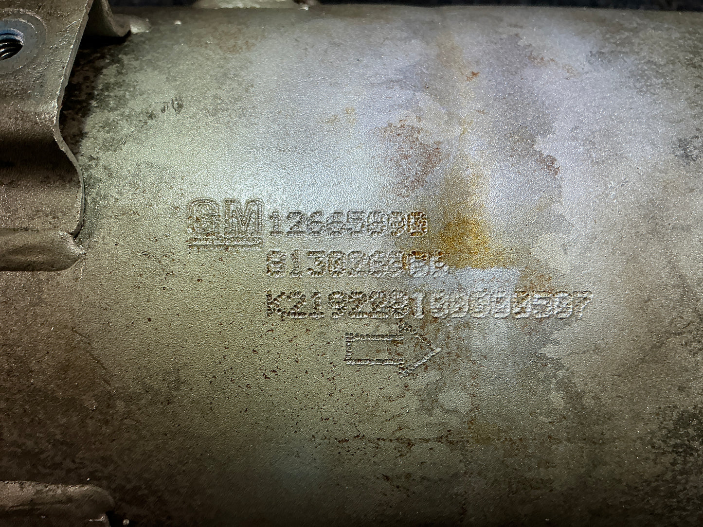 GM Exhaust Manifold OEM PN 12665890 EPA Code ACX