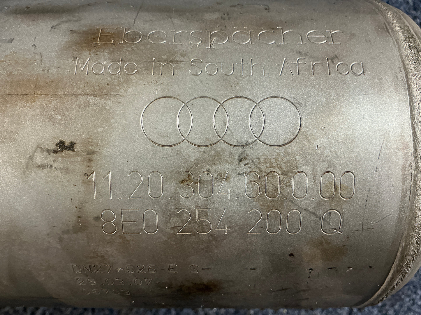 VW/AUDI Exhaust Manifold OEM PN 8E0254200QX EPA Code ACX
